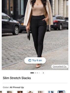Slim Stretch conceited pants